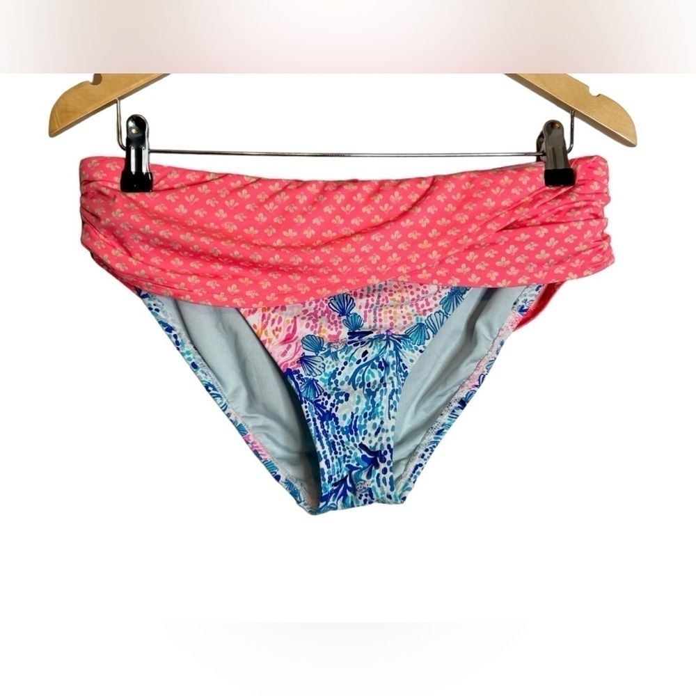 Lilly Pulitzer Lagoon Sarong Hipster Bikini Bottom Resort Sway With Me Hipster - Picture 3 of 8